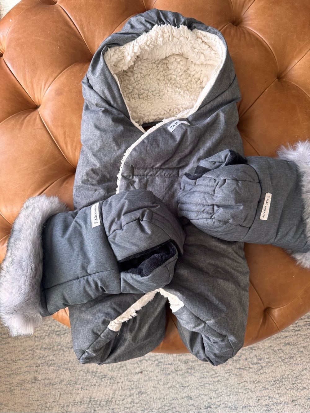 7am enfant nido cloud (s) + stroller warmmuffs